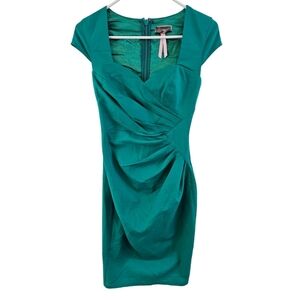 Lipsy London Size 2 Turquoise Pencil Dress